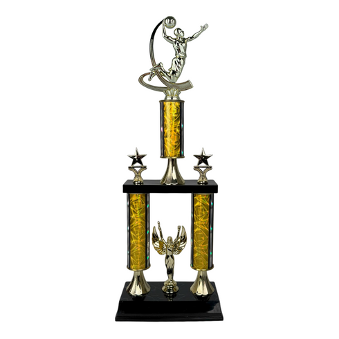 Trofeo de Tubo con Figura Serie 50 de Baloncesto